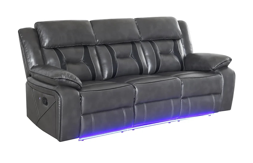 S8098 CONCORD 3 PIECE LIGHT GREY RECLINING SET