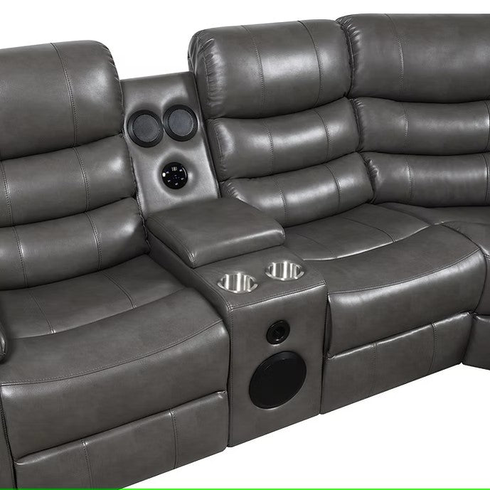 S8787 SONIC GREY RECLINING SECTIONAL
