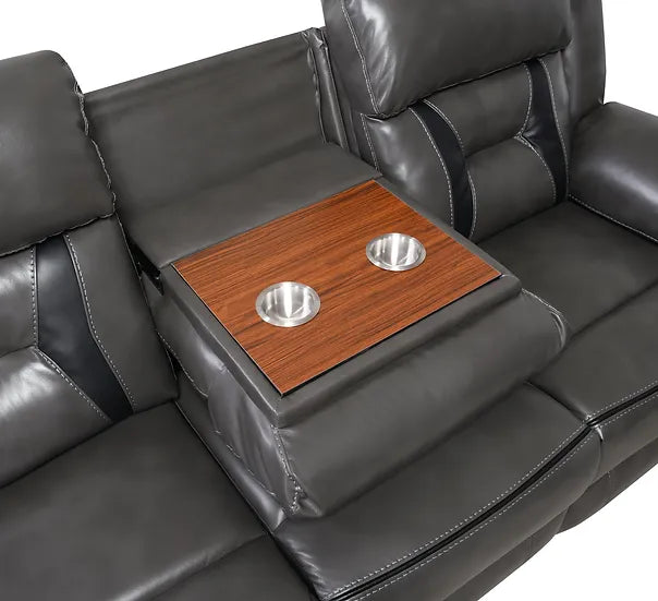 S8098 CONCORD 3 PIECE LIGHT GREY RECLINING SET