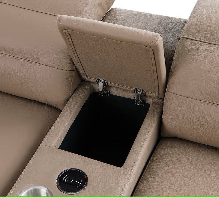 MI-1260 NEXUS BROWN 6PCS POWER SECTIONAL