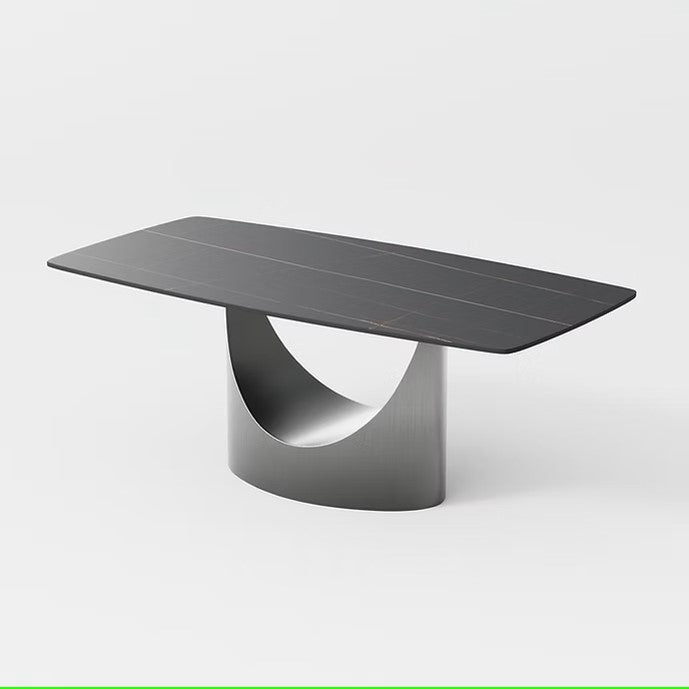 LEXI MATT BLACK 79" DINING TABLE - RANI CHAIRS CAN BE PURCHASED SEPERATELY