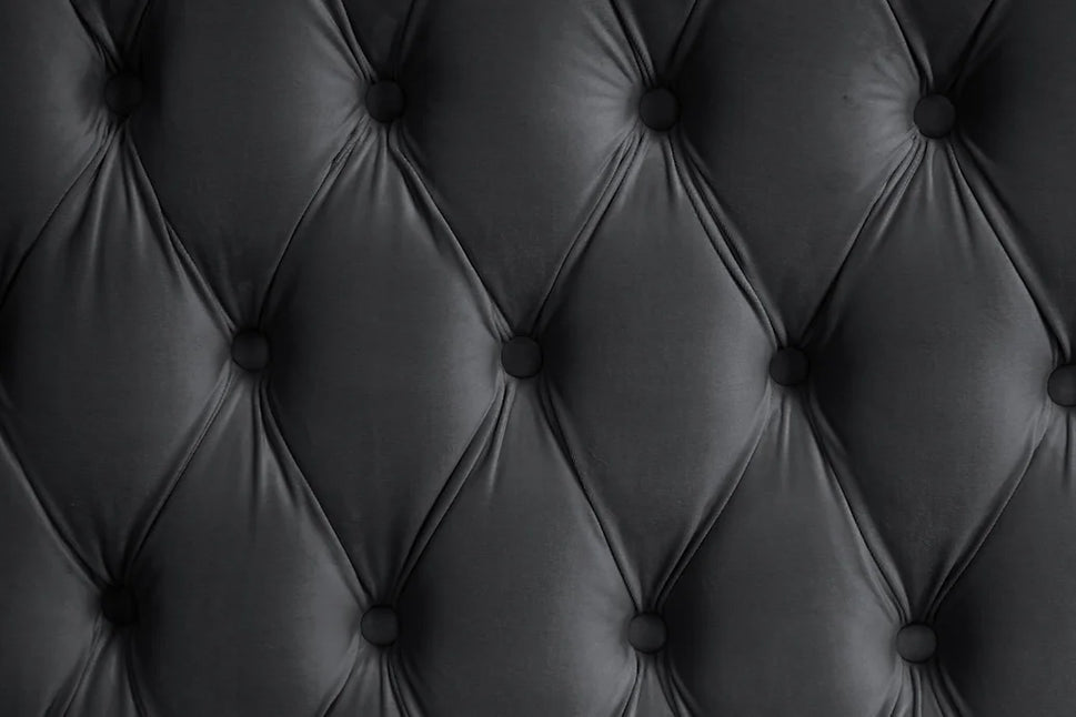 B8010 ROYAL BLACK BED AVAILABLE IN QUEEN AND KING SIZES