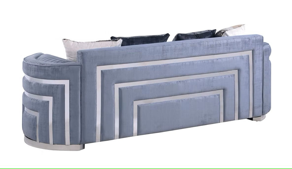 S3300 MINERVA GREY LIVING ROOM SET AVAILABLE AS 2 PIECE OR 3 PIECE SET