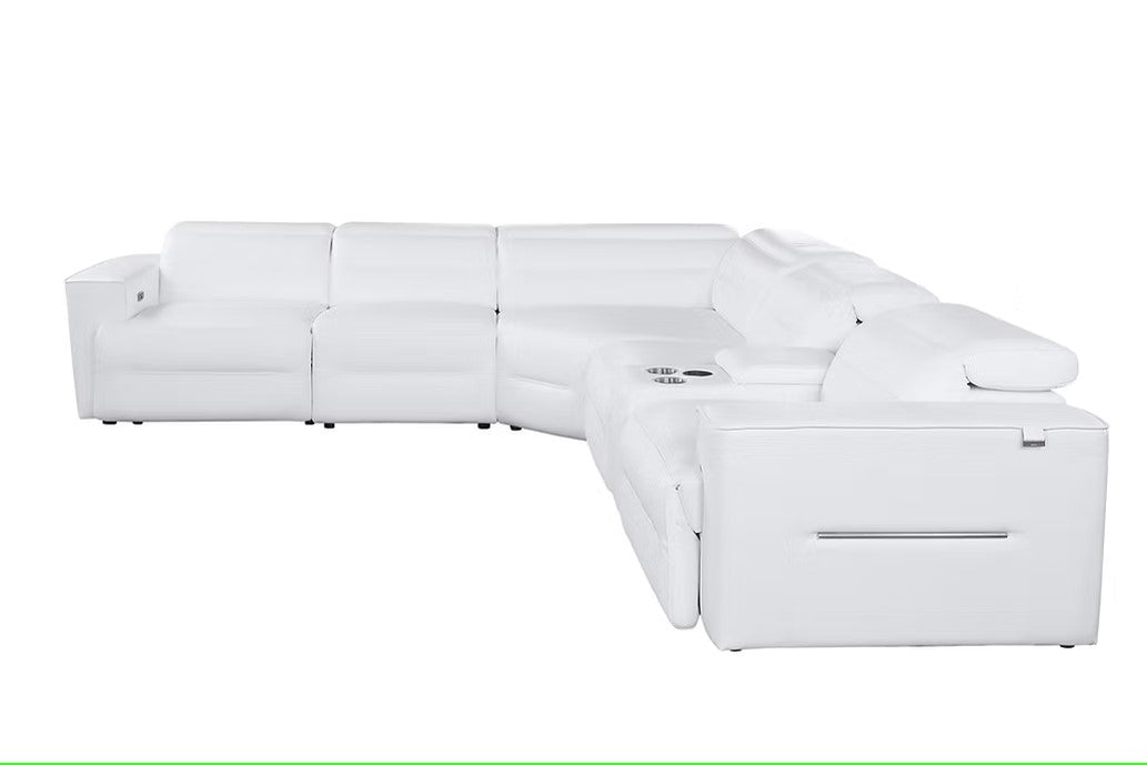MI-1260 NEXUS WHITE 6PCS POWER SECTIONAL