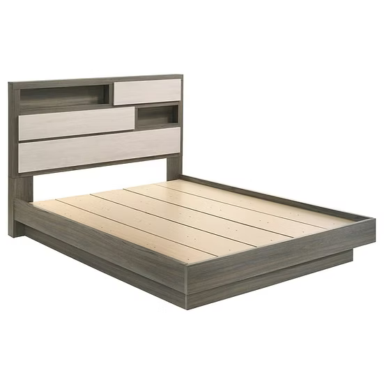 B1560 River Light Grey Bedroom Set – Queen & King | 4PC & 5PC – No Box Spring Needed