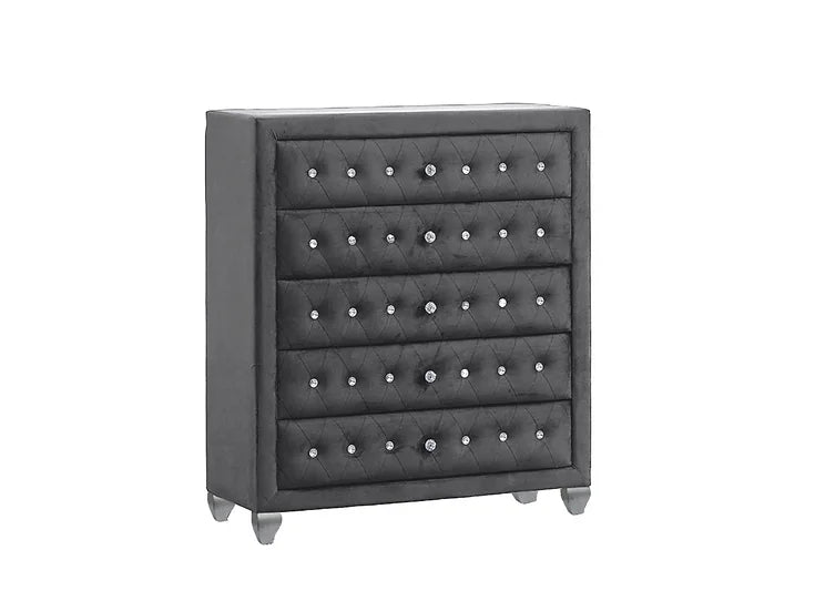 B2030 DIVINA GREY BEDROOM SET AVAILABLE IN QUEEN AND KING SIZES