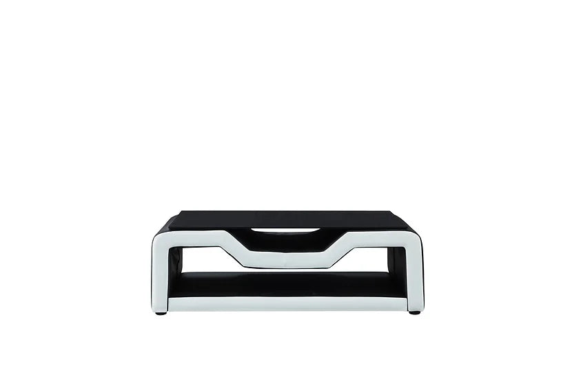 MI-9916 MATRIX BLACK SECTIONAL WITH COFFEE TABLE AND TV STAND