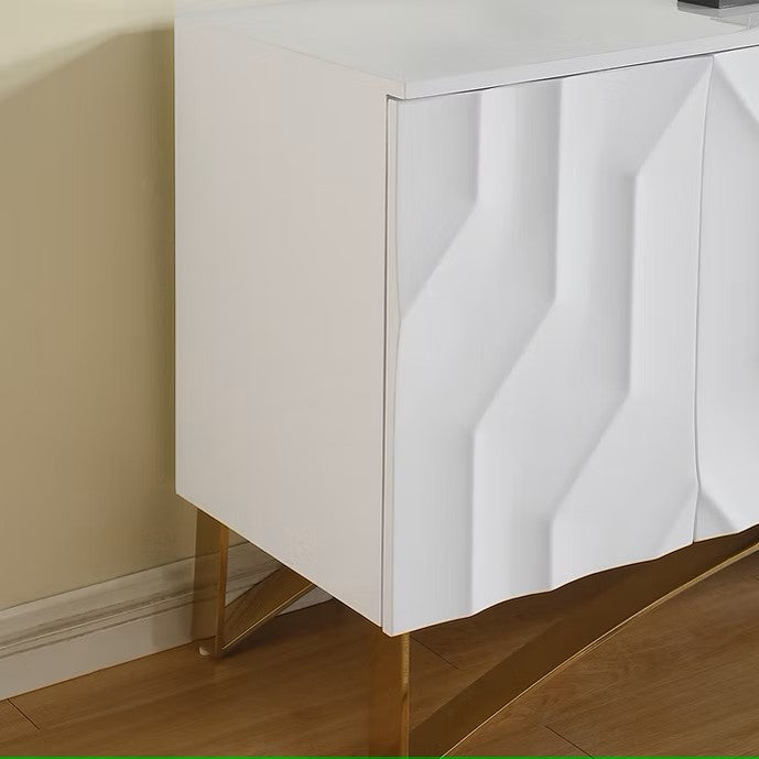 A-C07 BIANCA WHITE CONSOLE TABLE