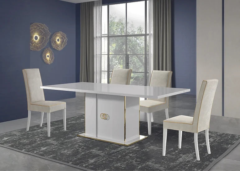 VOGUE COLLECTION 7 PIECE DINING SET - ADDITIONAL BUFFET, MIRROR AND VITRINE ALSO AVAILABLE