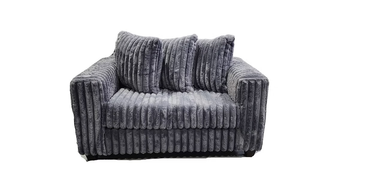 S300 GIA GREY SOFA AND LOVESEAT SET