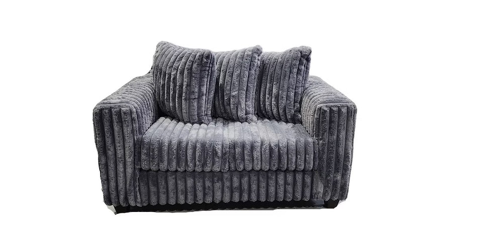 S300 GIA GREY SOFA AND LOVESEAT SET