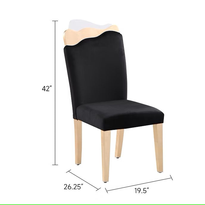 D910 ORION 82" DINING TABLE WITH 6 CHAIRS