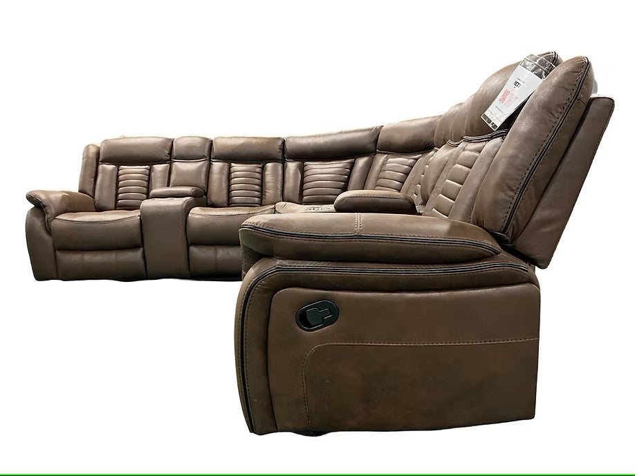 S4002 SAMUEL BROWN RECLINING SECTIONAL