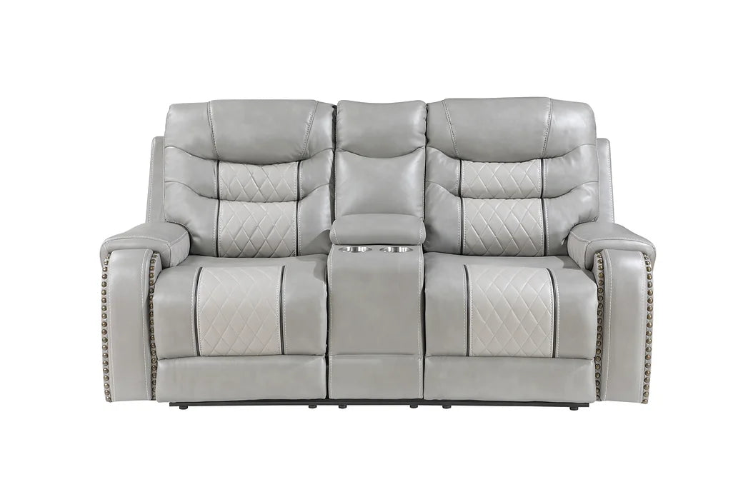 S1988 PHOENIX II GREY RECLINING LIVING ROOM SET AVAILABLE AS 2 PIECE OR 3 PIECE