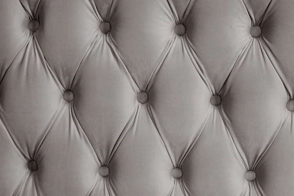 B8010 ROYAL GREY BED AVAILABLE IN QUEEN AND KING SIZES