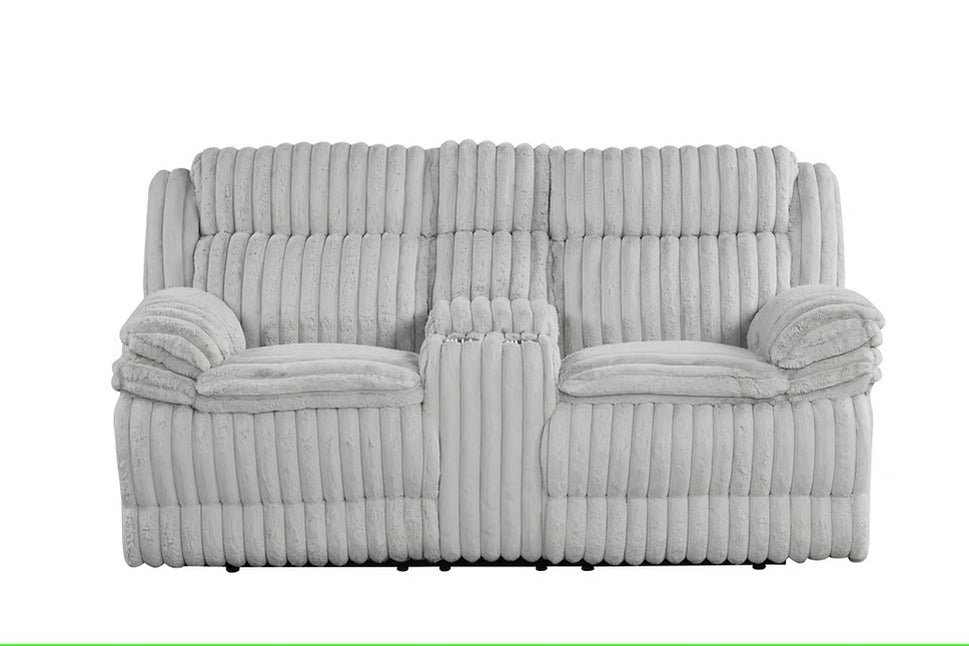 S3939 MELLO GREY 3 PIECE RECLINING LIVING ROOM SET