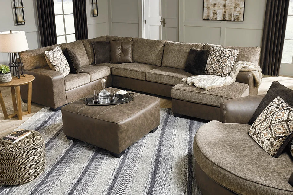 ASHLEY 91302 ABALONE OTTOMAN