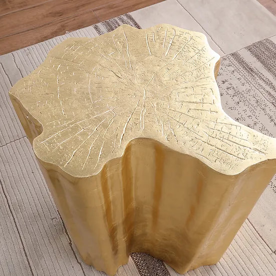 A-CT09 ORO GOLD LEAF END TABLE