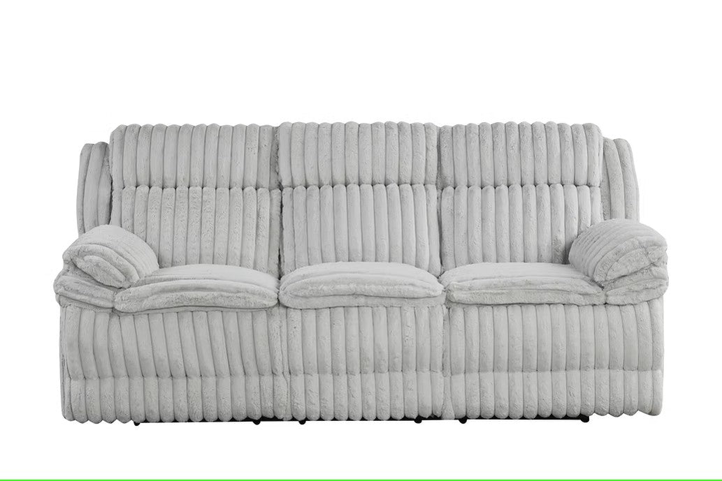 S3939 MELLO GREY 3 PIECE RECLINING LIVING ROOM SET