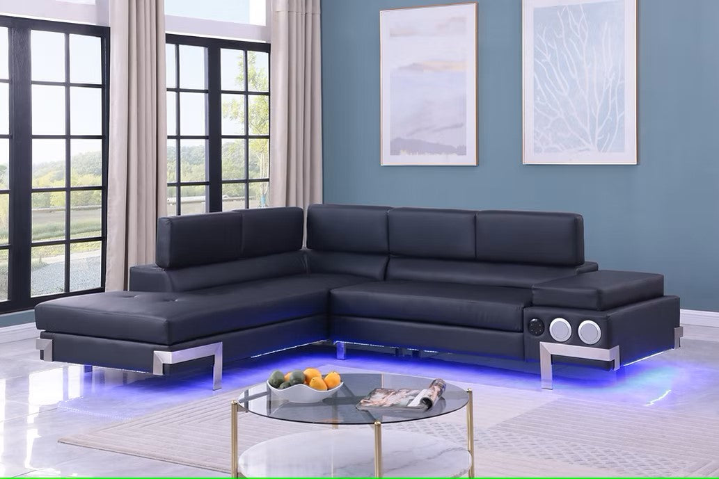 S1047 MAGIC SECTIONAL WITH LED LIGHTS AND SPEAKERS