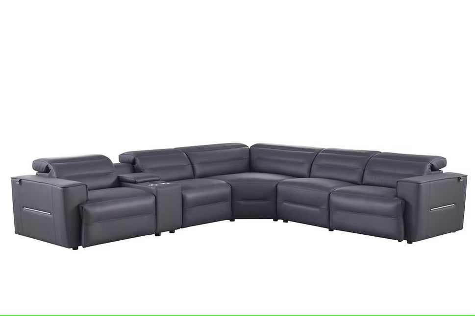 MI-1260 NEXUS DARK NAVY 6PCS POWER SECTIONAL