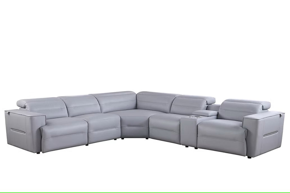 MI-1260 NEXUS LIGHT BLUE 6PCS POWER SECTIONAL