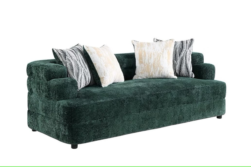 S1400 STEPSO GREEN LIVING ROOM SET AVAILABLE AS 2 PIECE OR 3 PIECE SET