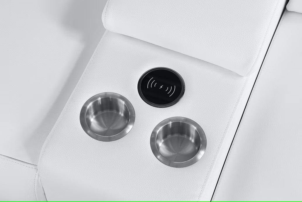 MI-1260 NEXUS WHITE 6PCS POWER SECTIONAL