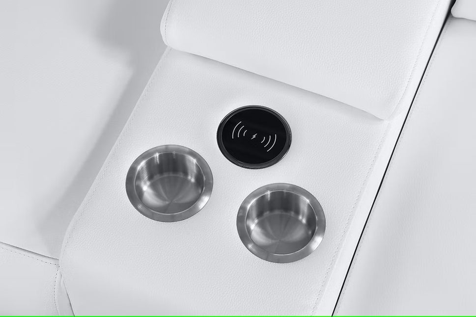 MI-1260 NEXUS WHITE 6PCS POWER SECTIONAL