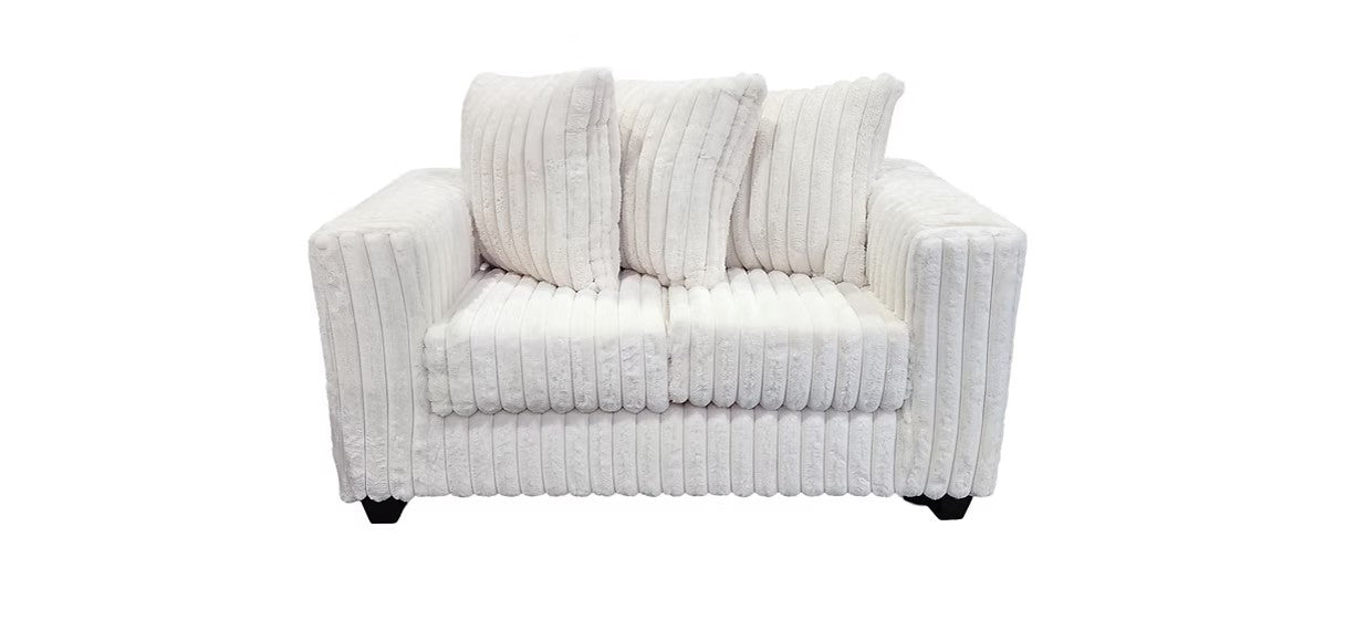 S300 GIA IVORY SOFA AND LOVESEAT SET