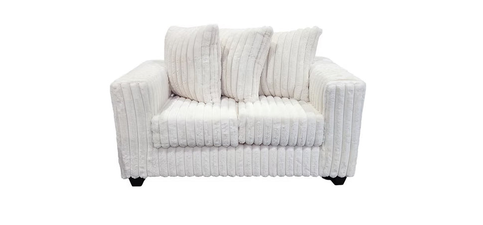 S300 GIA IVORY SOFA AND LOVESEAT SET