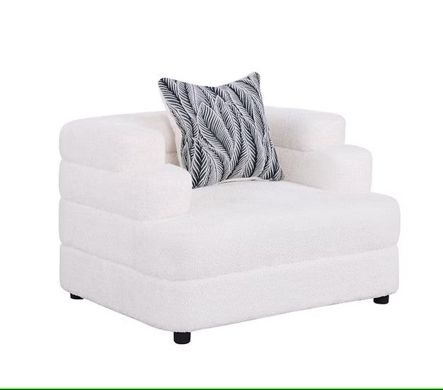 S1400 STEPSO CREAM LIVING ROOM SET AVAILABLE AS 2 PIECE OR 3 PIECE SET