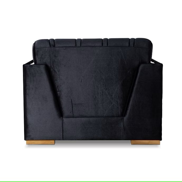 S2401 HILENA BLACK LIVING ROOM SET AVAILABLE AS 2 PIECE OR 3 PIECE SET