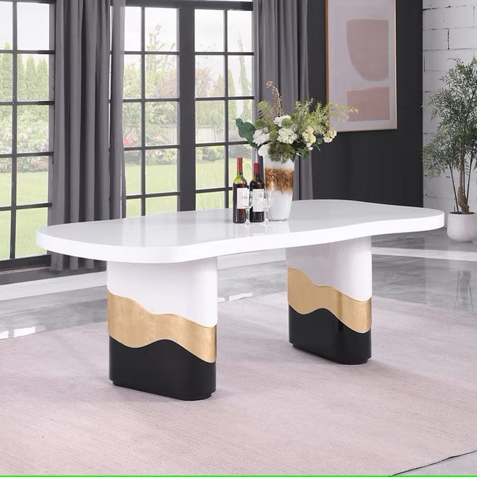 D910 ORION 82" DINING TABLE WITH 6 CHAIRS