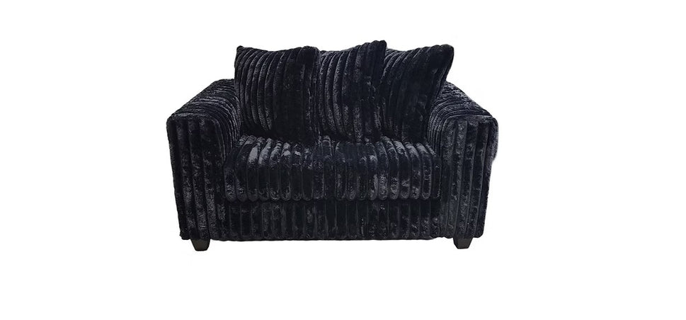 S300 GIA BLACK SOFA AND LOVESEAT SET
