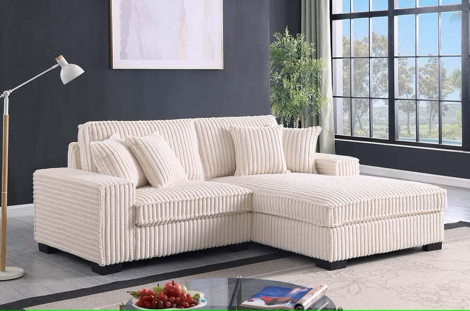 S860 COMFY II CREAM 2 PIECE SECTIONAL