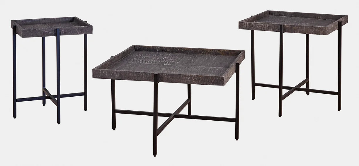 ASHLEY T218 PIPERLYN 3 PIECE COFFEE AND SIDE TABLES SET
