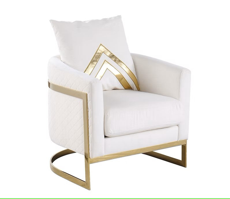 S1300 VISTA BONITA WHITE LIVING ROOM SET AVAILABLE AS 2 PIECE OR 3 PIECE SET