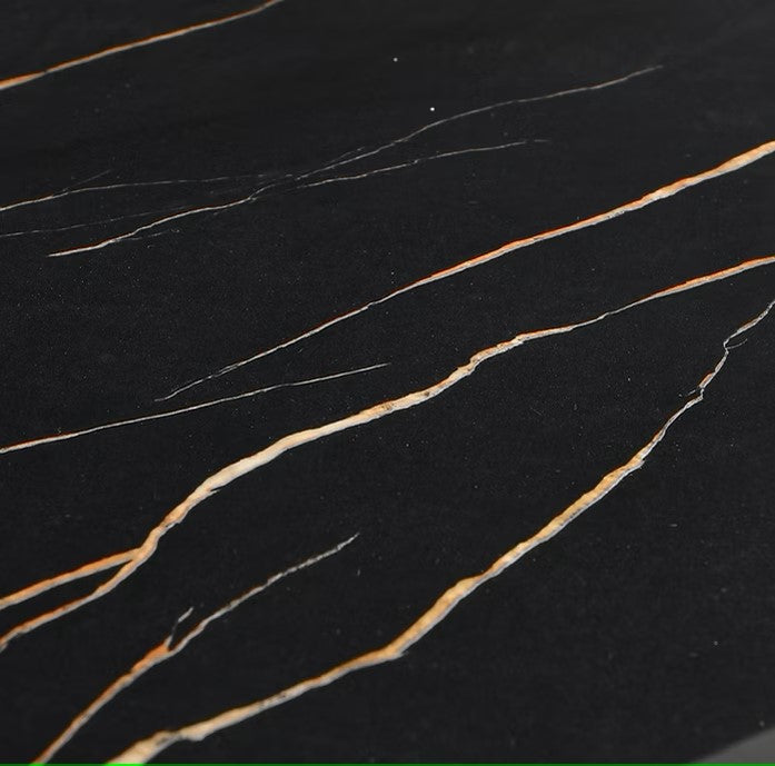 D620 GIOVANNI (BLACK/GOLD) DINING TABLE