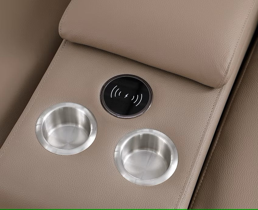 MI-1260 NEXUS BROWN 6PCS POWER SECTIONAL