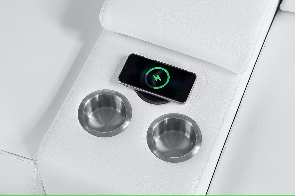 MI-1260 NEXUS WHITE 6PCS POWER SECTIONAL