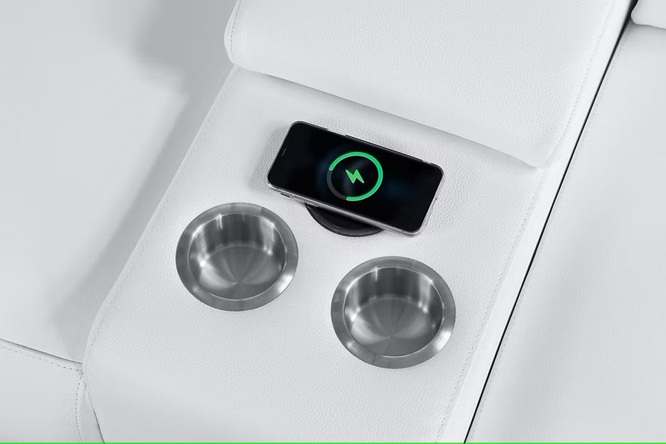 MI-1260 NEXUS WHITE 6PCS POWER SECTIONAL