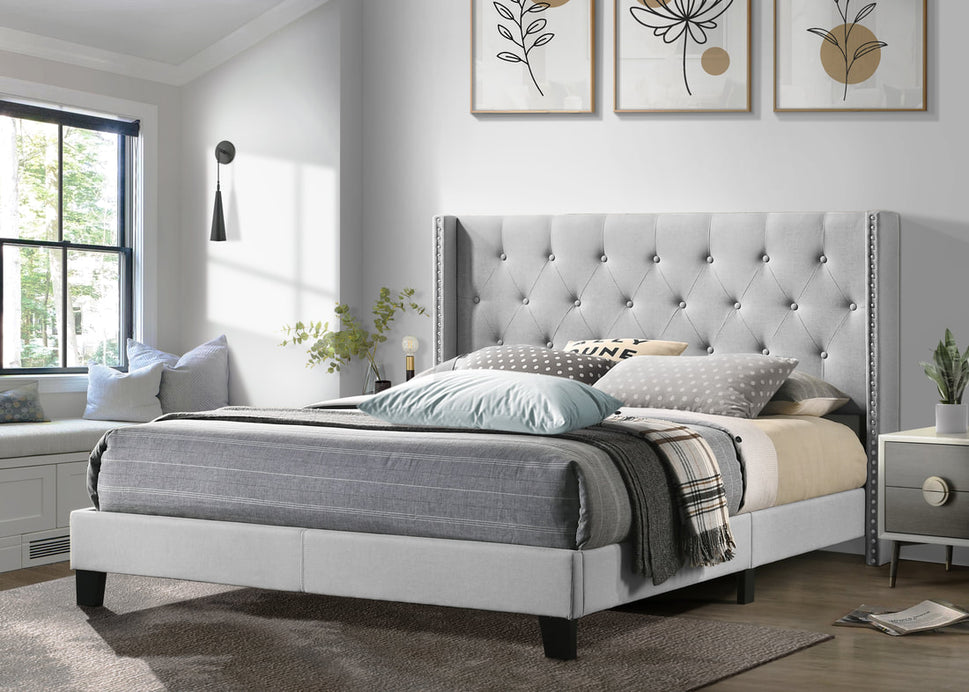 HH710 PLATFORM BED AVAILABLE IN TWIN, FULL, QUEEN AND KING SIZES