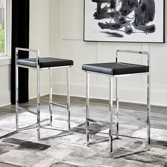 D275-630 BLACK BAR STOOLS