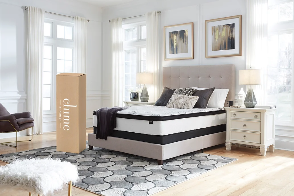 ASHLEY M697 CHIME 12" HYBRID MATTRESS AVAILABLE IN QUEEN AND KING SIZES