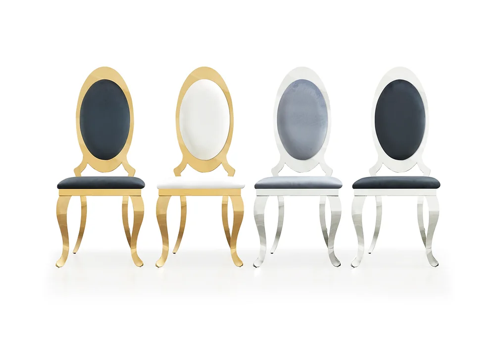 D832 OVAL DINING CHAIRS