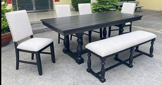 2270CL-6 PIECE REGENT DINING GROUP CHARCOAL