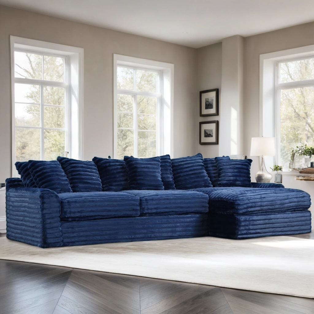 4810 JULIA NAVY BLUE SECTIONAL