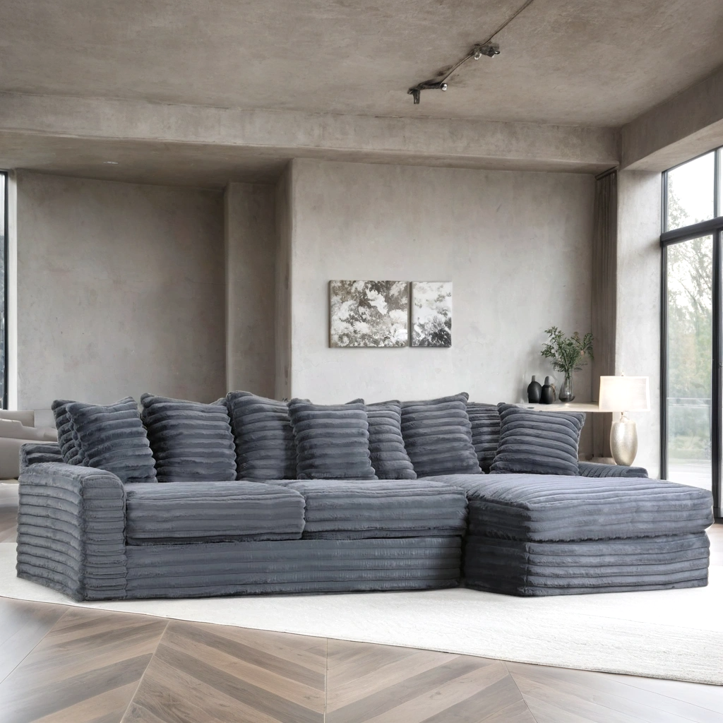 4810 JULIA CHARCOAL GRAY SECTIONAL