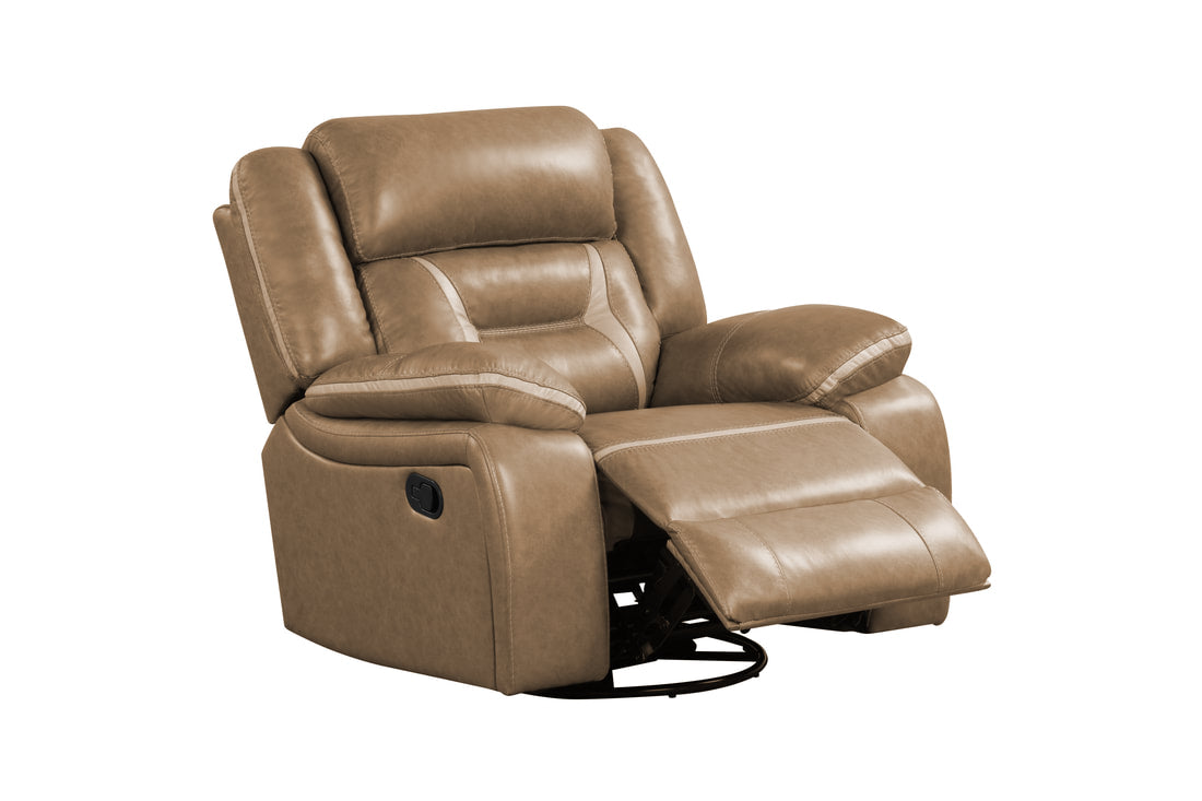 LUKA20 BROWN OVERSIZED 3 PIECE RECLINING SET